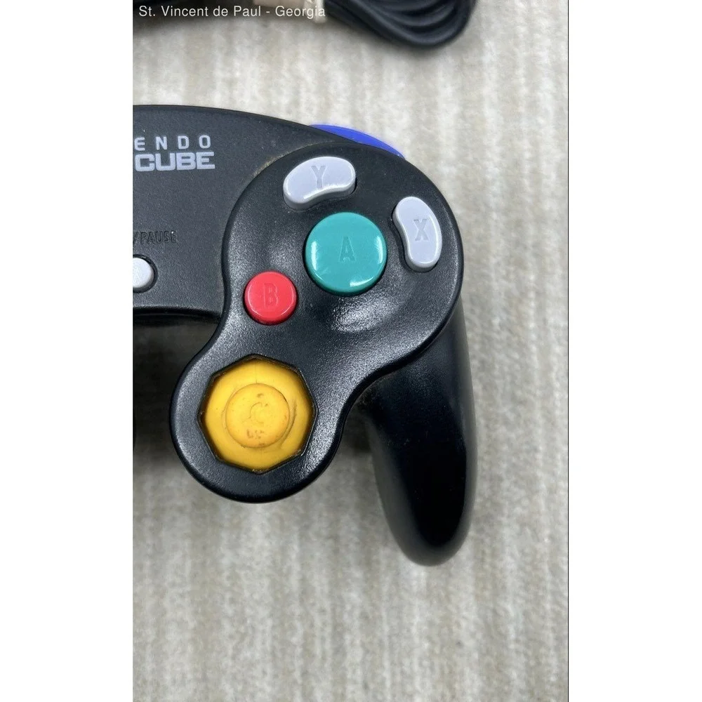 Nintendo GameCube Controller - Black | OEM | Tight Joysticks Tested Working Look